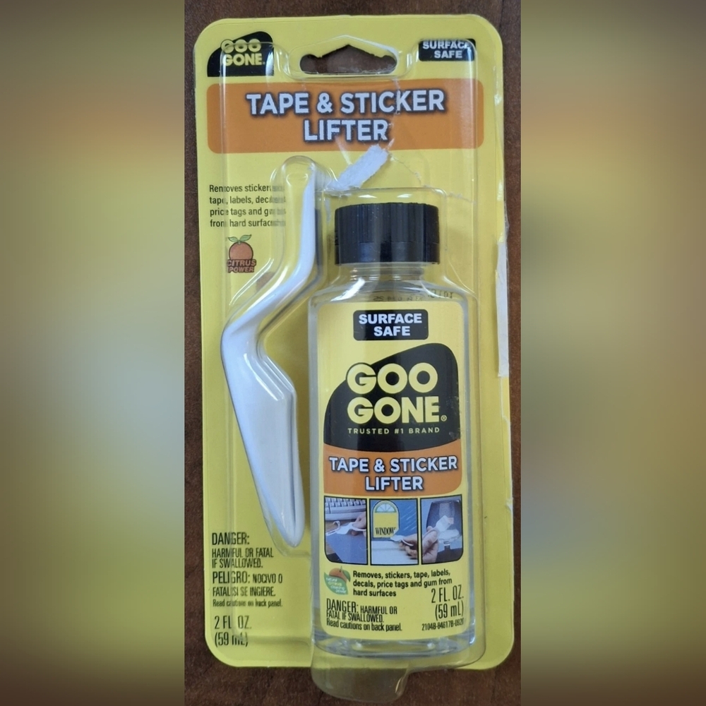 Goo Gone Liquid Tape and Sticker Remover 2 Oz